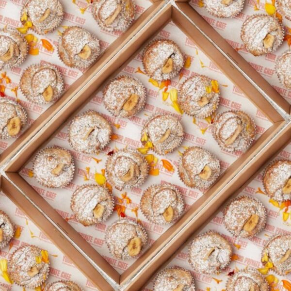 Muffin Box - Gluten free banana & maple muffin platter (large)