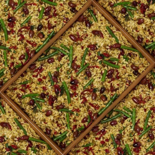 Salad Medium - Risoni Pasta salad (v) contains nuts