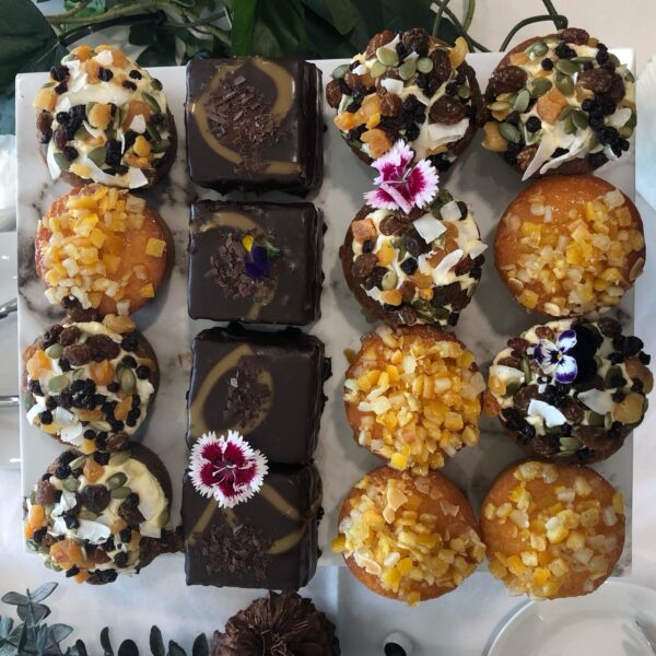 Carrot & Choc Mud Cakes - Individual sweet cake Box ***Contains Nuts