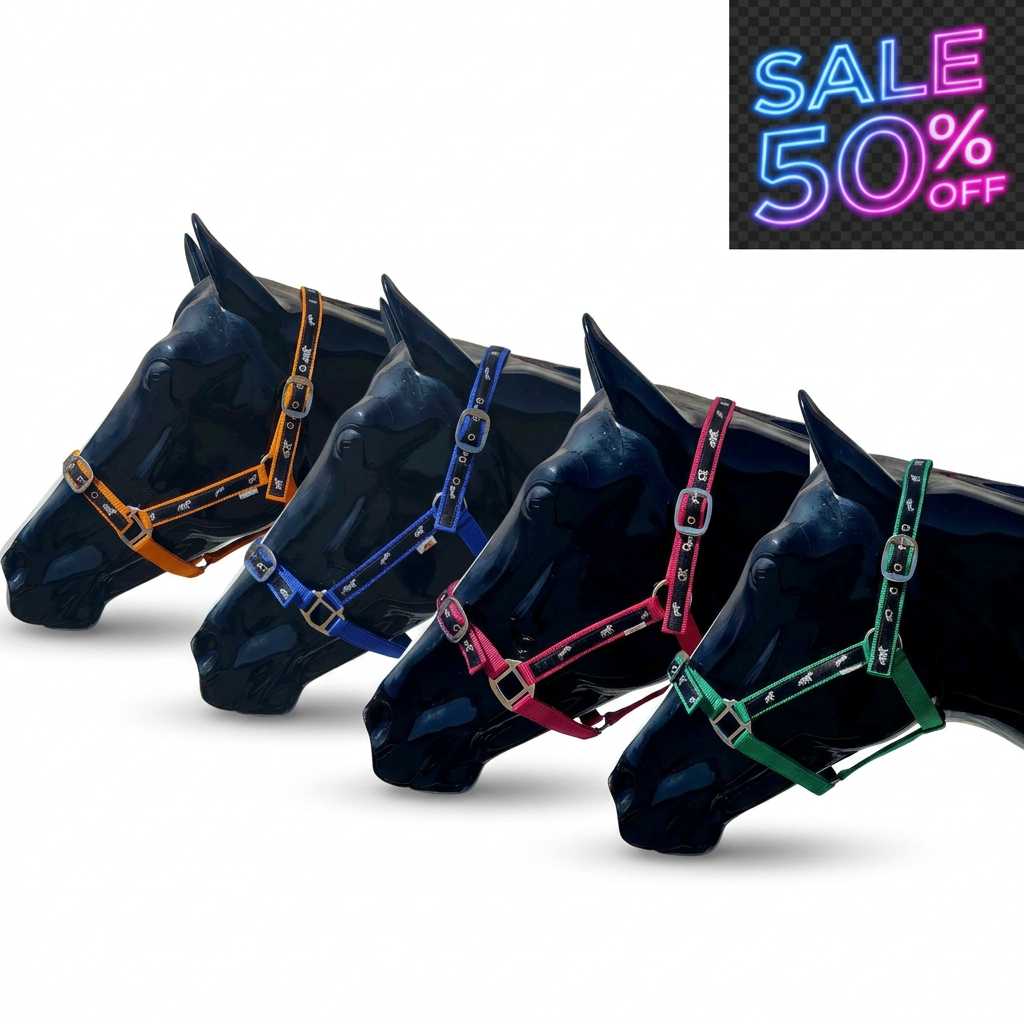 Coloured Ribbon Halter