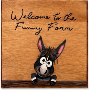 "Welcome to the Funny Farm" Hanging Sign — Wholesale Horsewear House