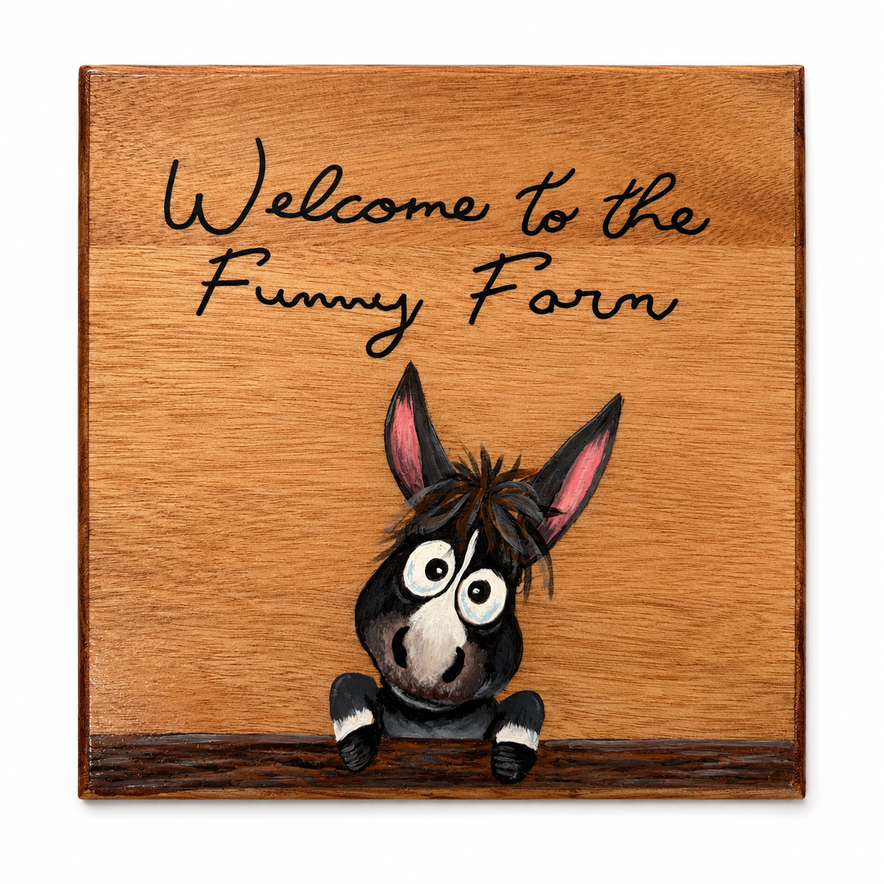 "Welcome to the Funny Farm" Hanging Sign — Wholesale Horsewear House