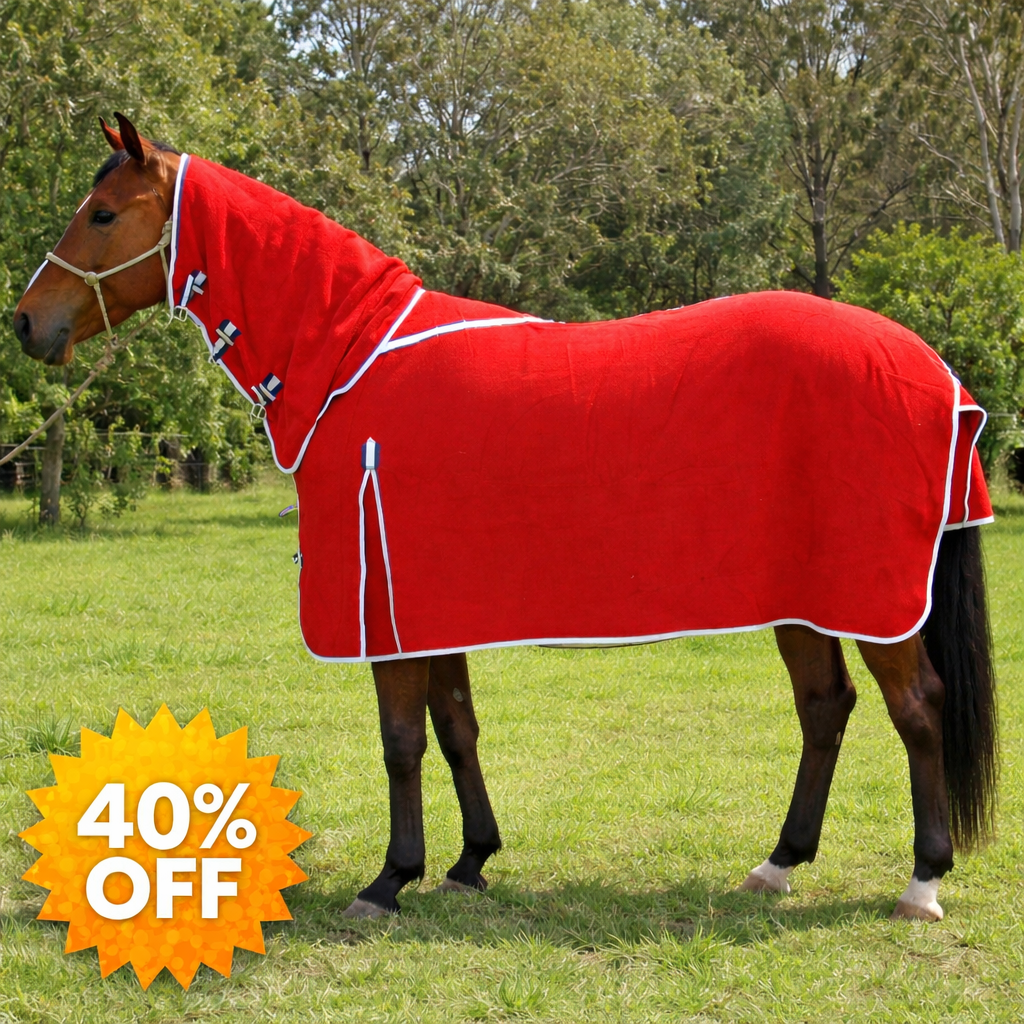 Alpine Woollen Combo red horse rug